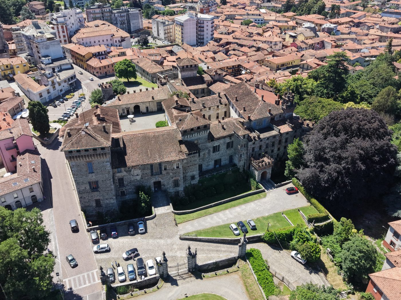 Il castello visto dall'alto
